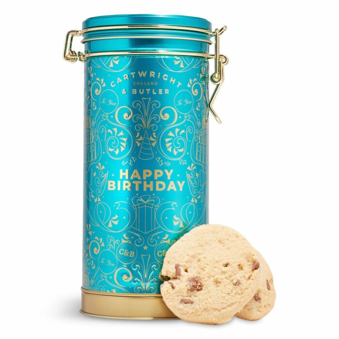 Happy Birthday Musical Biscuits Tin 200g