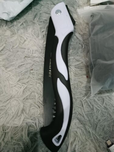 AIRAJ 1pc Industrial Grade Steel Folding Saw, Manual Cutting Tool with Anti-Slip Durable Handle, Three Specifications Available for Outdoor Use, Without Battery photo review