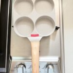 1pc Household Maifanshi 4-Compartment Non-Stick Aluminum Frying Pan with Wooden Handle - Multi-Use Breakfast Eggs, Hamburgers, Steaks & Shrimp Cookware, Even Heat Distribution, Easy Clean, Multicompartment Cooker | Ergonomic Kitchenware | Easyclean Surface photo review