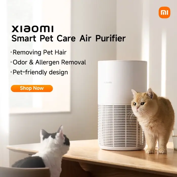 【Exclusive for New Users】Xiaomi Smart Pet Care Air Purifier – Halal-Friendly & Approved by Local Islamic Community | Supported by Malaysia Amex