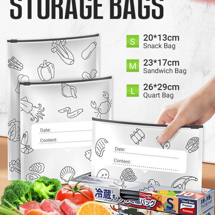 Exclusive for new users, limited stock, grab it now 【60PCS】Reusable Aluminum Foil Sealable Storage Bags
