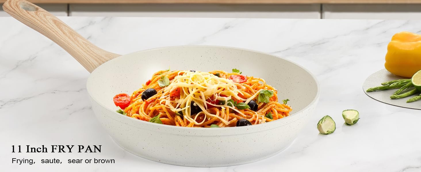 【One - Day Only】17 - Piece Non - stick Cookware Set