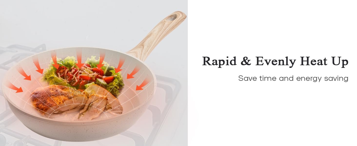 【One - Day Only】17 - Piece Non - stick Cookware Set