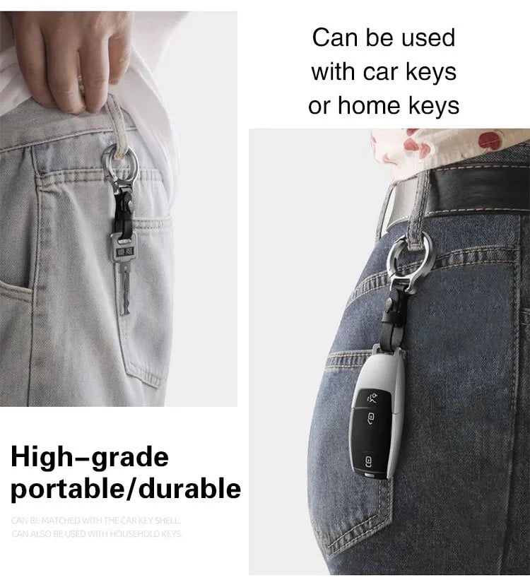 Leather Car Key Chain