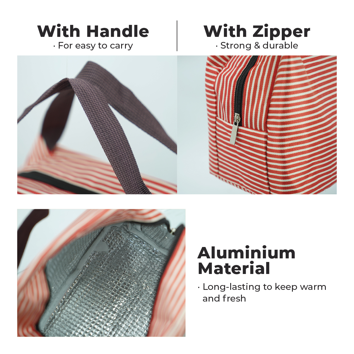 EPLAS OFFER PACK 480ml x2 Airtight Bento Food Storage With Lunch Box Beg.Bekas Makanan.ECO-1771(2)/EG-D/PK/BL